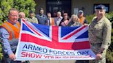 Flag raised at Castlemartin range to mark Armed Forces Week