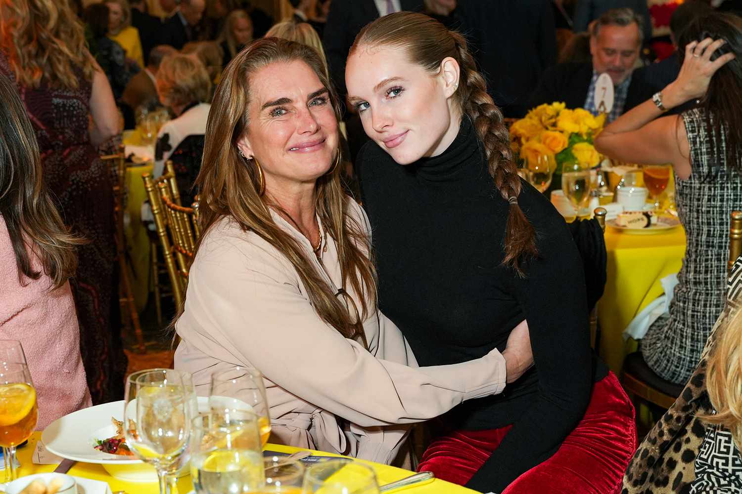 Brooke Shields Admits Her Adult Daughters Still 'Sleep in the Bed with Me' When Her Husband's Out of Town