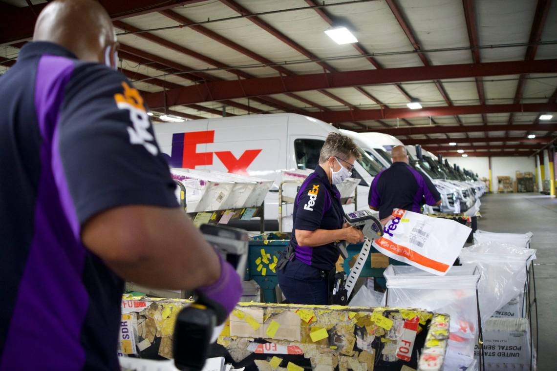 FedEx closing facility outside Charlotte and laying off dozens of employees