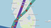 Compare Hurricane Ian against other intense storms that hit Florida