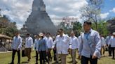 Presidents of Taiwan, Guatemala visit Mayan pyramid