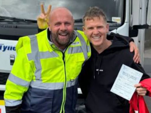 Fans left stunned as Newcastle star Matt Ritchie gets HGV licence