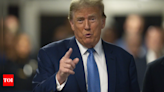 Trump predicts Biden will stay in presidential race - Times of India