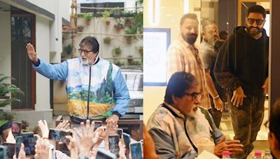 Amitabh Bachchan watches ‘Kalki 2898 AD’ for first time with son Abhishek Bachchan