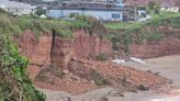 Popular Ladram Bay beach shut after 'significant' cliff fall