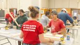 UW-Stout construction students, donor collaborate with nonprofit Sleep in Heavenly Peace to build beds for children
