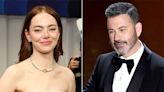 Emma Stone denies calling Jimmy Kimmel a 'prick' over Oscars joke: 'I wasn't upset with him at all'