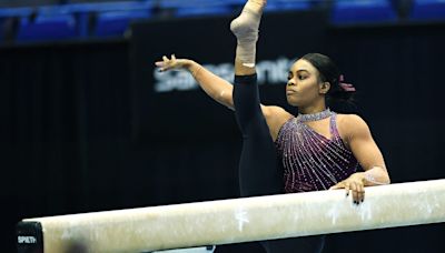 Gabby Douglas out of US Classic after one event. What happened and where she stands for nationals