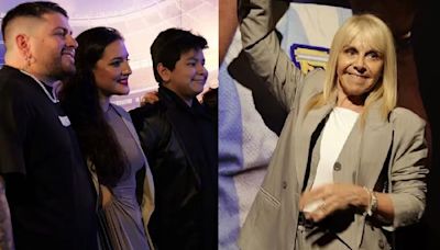 El reencuentro de los hijos de Diego Maradona y Claudia Villafañe en un evento especial: las fotos