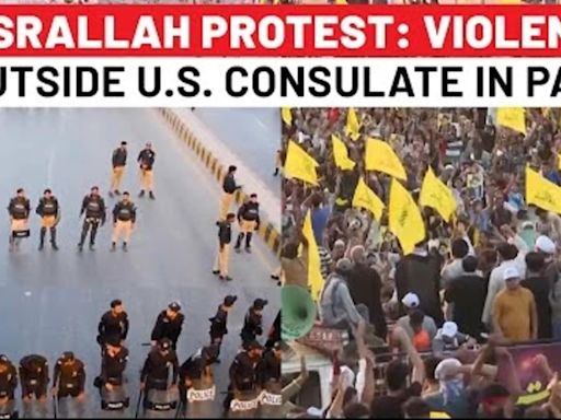 Nasrallah: Violence In Pakistan Outside US Consulate; Protestors, Police Clash | Hezbollah | Karachi