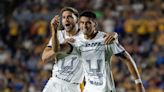 Dobletes de Nicolás Ibáñez y de Guillermo Martínez marcan el empate entre Tigres y Pumas