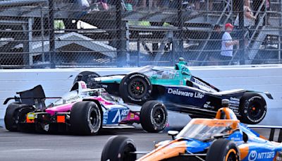 Tom Blomqvist benched for next 2 races following opening lap crash at Indianapolis 500