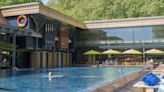 Beautiful UK lido with warm water and poolside bar that's like being in the Med