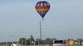 Hot air balloon struck Indiana power lines, burning three people in basket