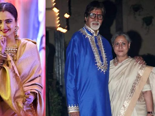When Amitabh Bachchan got angry at Jaya Bachchan after a journalist questioned him about his affair with Rekha | Hindi Movie News - Times of India