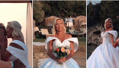 El impresionante casamiento de Celina Rucci en una isla de Grecia: todas las fotos y detalles