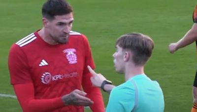 Rangers and Hearts hero Kyle Lafferty sparks melee with horror tackle