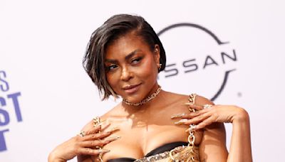 Taraji P. Henson Rocks Glittering Microdress With Racy Plunging Neckline in Stunning Pics