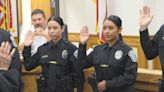 Police departments see increase in officers sworn in for first time in years