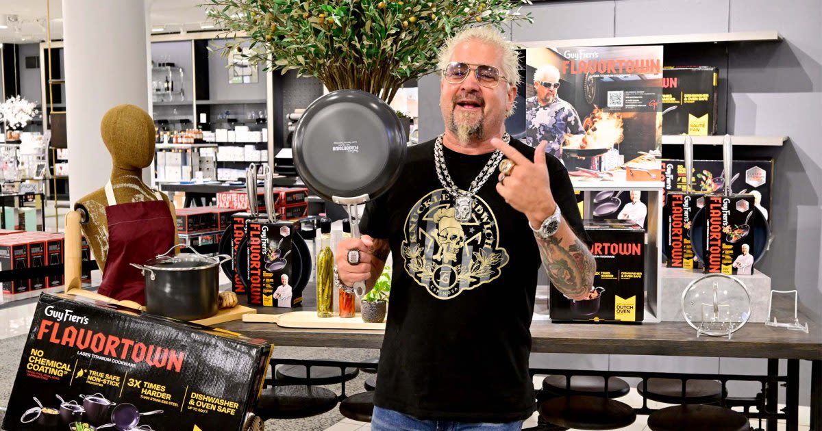 Guy Fieri Just Launched Flavortown Cookware