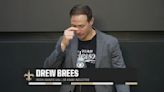 Drew Brees Emotionally Talks About Saints Teammates During Hall of Fame Announcement