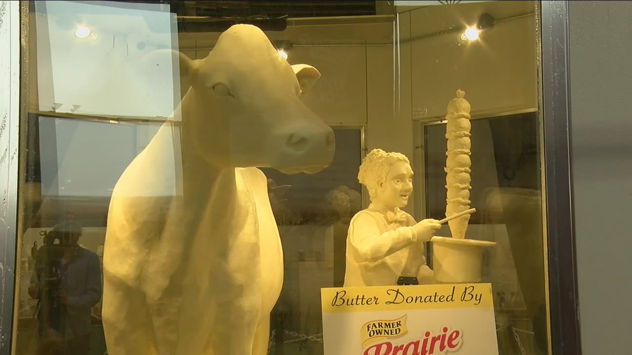 Illinois State Fair 2024 kicks off with unveiling of 'Butter Cow'