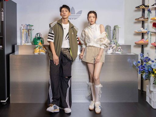 林柏宏、郭雪芙合體扮"潮"，現身adidas Originals「原創復古時尚展示間」超登對！