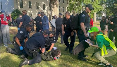 UGA says 16 arrested at Monday's protest; group knew the rules, school says