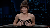 Dakota Johnson suffers wardrobe malfunction during interview: 'It just fell off'