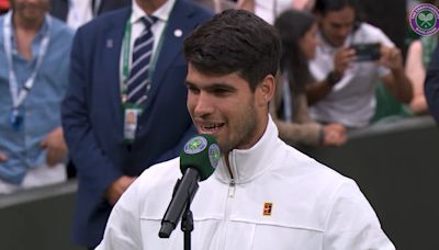 Alcaraz consigue que toda la pista de Wimbledon se vuelque con España: momentazo de Carlitos