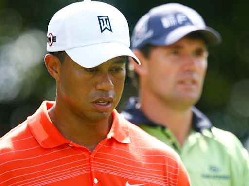 Tiger Woods drops massive hint about future golf plans by trash talking rival