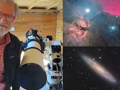 Es argentino y sus impresionantes fotos del espacio exterior hechas desde su patio en Tigre son publicadas por la NASA