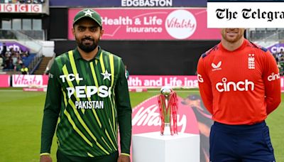 England vs Pakistan live: Score and match updates from today's T20 international