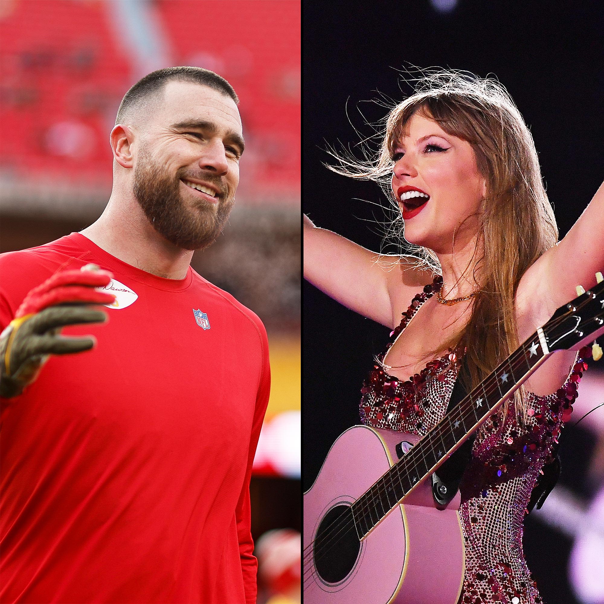 Travis Kelce Adorably Signs a Taylor Swift Chiefs Jersey for a Young Fan at Training Camp