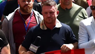 Tommy Robinson ‘flees UK’ after ‘facing jail’ over film shown at rally