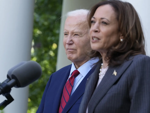 Joe Biden passes baton to Kamala Harris after agonising over poll data: Report - Times of India