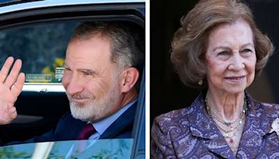 King Felipe gives health update on Queen Sofia after royal rushed to hospital