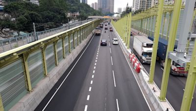 大埔公路（沙田段）北行線三線通車 行車時間縮短逾半