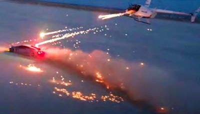 YouTuber Alex Choi charged over stunt where fireworks were shot at Lamborghini from helicopter