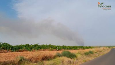 Otro incendio agrícola en Villarta de San Juan cierra la peor semana de incendios del verano