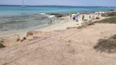Esta es la playa de Formentera en la que una bebé de dos meses ha muerto en un desprendimiento de rocas