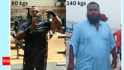 Weight Loss Story: From 140 kg to 81 kg, this Bangalore man’s physical transformation is commendable - Times of India