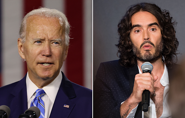 Russell Brand calls Biden’s resignation an ‘extraordinary masquerade’