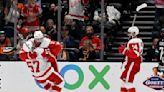 Michael Rasmussen's late goal gets Red Wings past Ducks 3-2