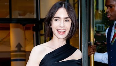 Lily Collins looks chic in NYC after Emily In Paris is renewed