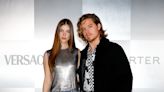 Barbara Palvin Pairs a Shiny Party Top With Even Shinier Party Pants for Date Night With Dylan Sprouse
