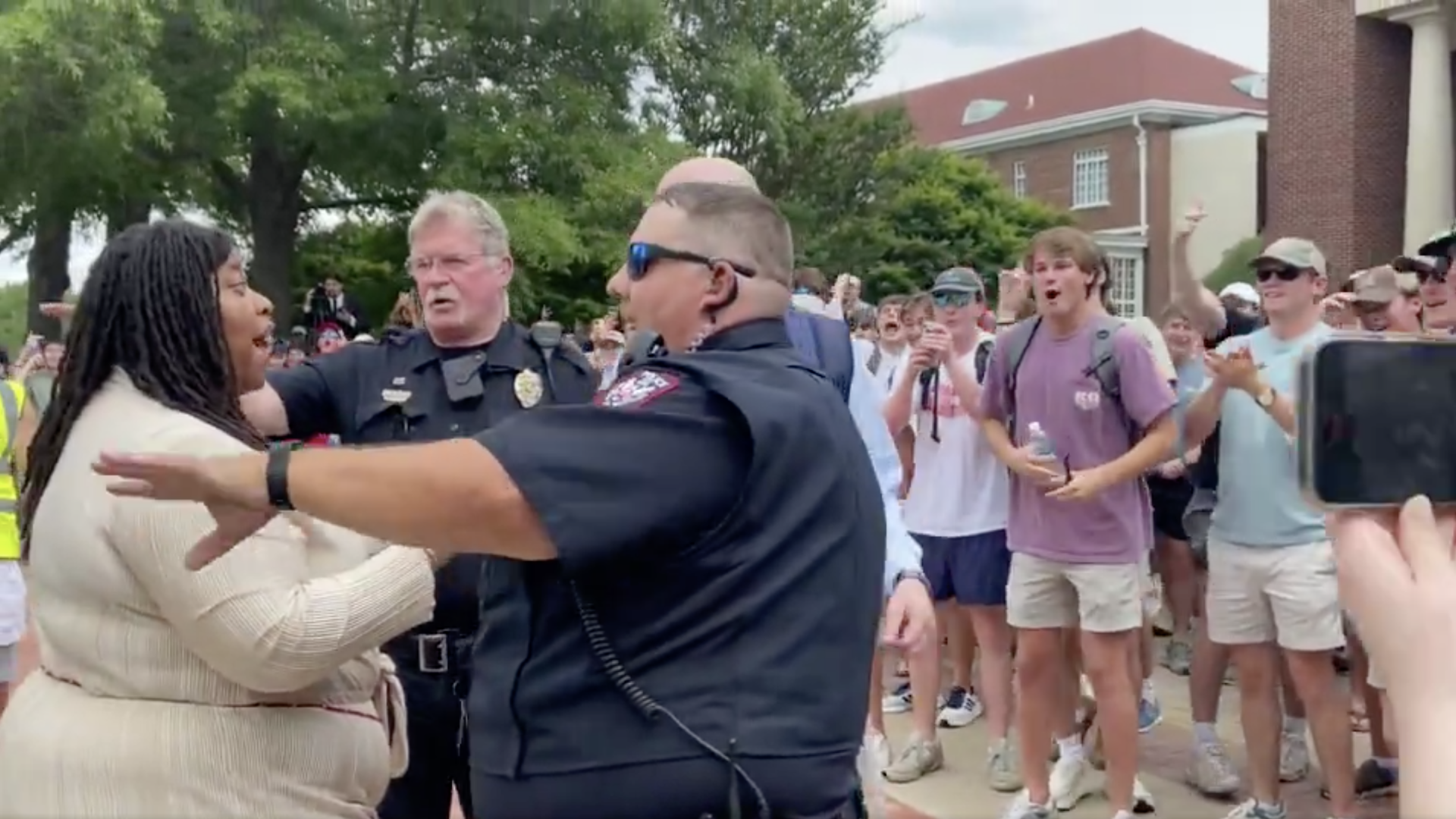 Ole Miss students taunt Black woman with monkey noises