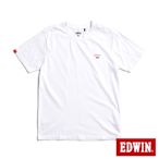 EDWIN 第九代基本LOGO短袖T恤-男-白色