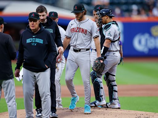 Diamondbacks ace Zac Gallen goes on 15-day IL with strained right hamstring