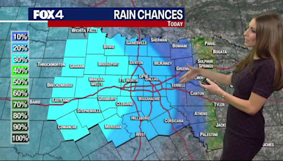 Dallas weather: Rain chances for Saturday, Mother's Day